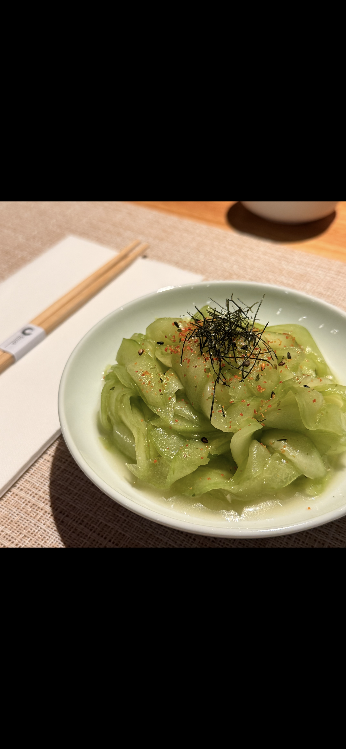 Crisp Cucumber Sunomono