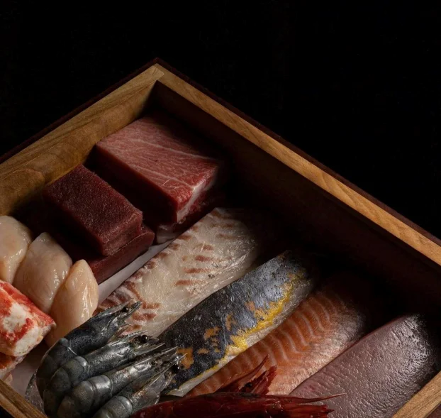 Fresh fish selection